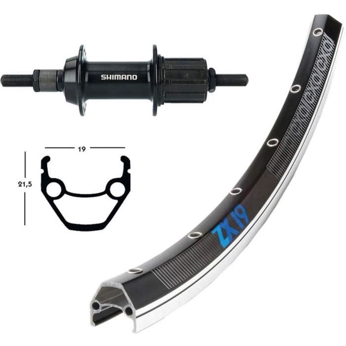 BIKE-PARTS - 2149962600 - Vélo de Course Mixte Adulte, Noir/Argent - Taille Unique - 4055149307189