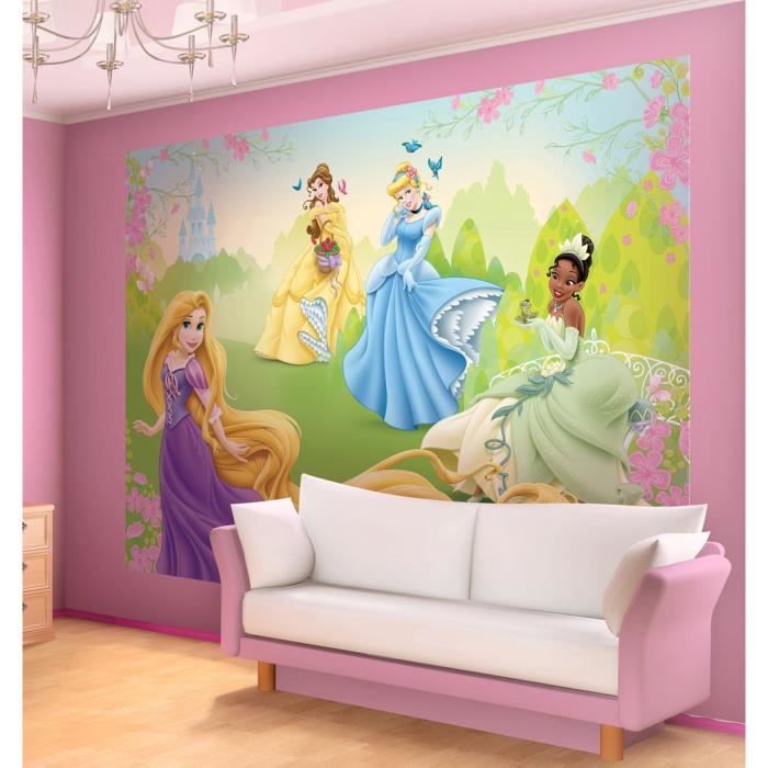 Papier Peint Princesse Disney 312x219 Cm Belle Tiana Raiponce Et Cendrillon Achat Vente Papier Peint Papier Peint Princesse Disney Cdiscount
