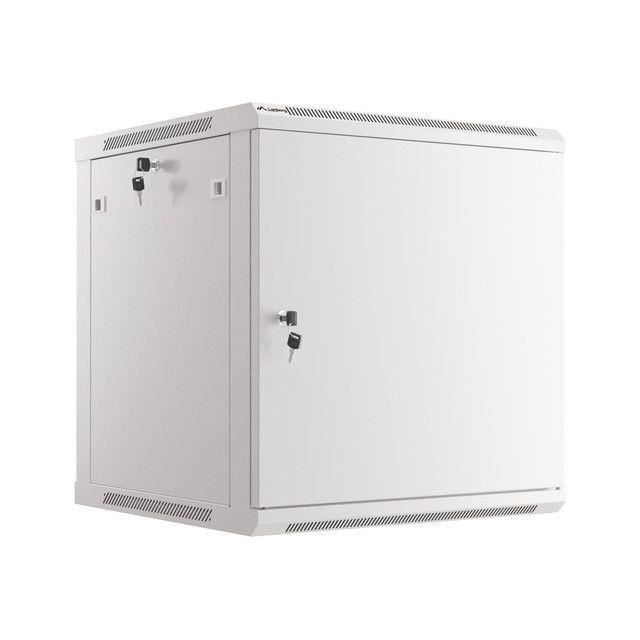 Armoire dinstallation rack 19 - LANBERG - WF01-6612-00S - 12U - IP20 - Métal gris