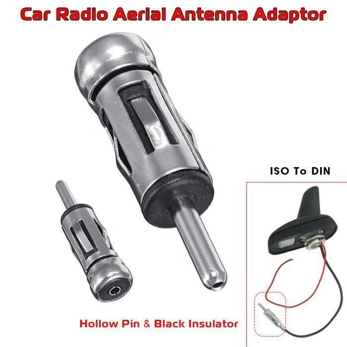 Adaptateur dantenne de Radio Audio de Voiture Pour ISO à DIN Male L04608