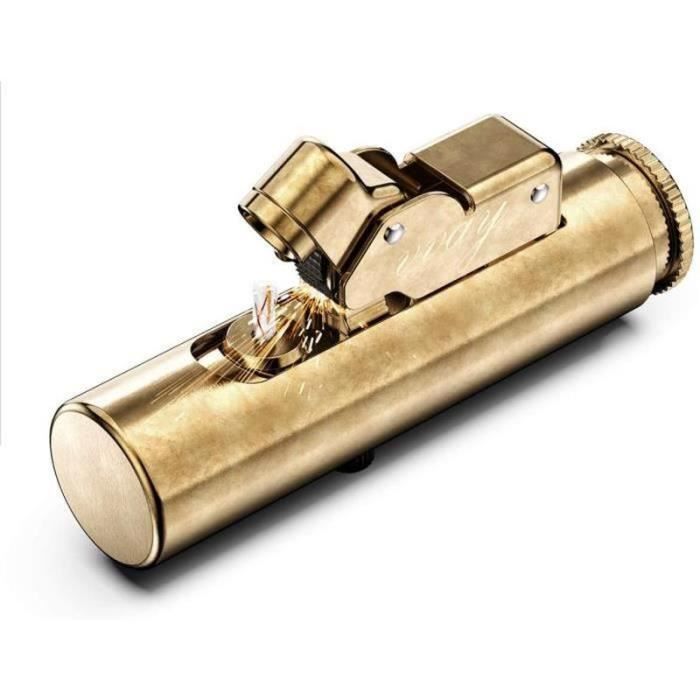 Briquet à kérosène IMCO 6800 créatif rétro laiton rare motif