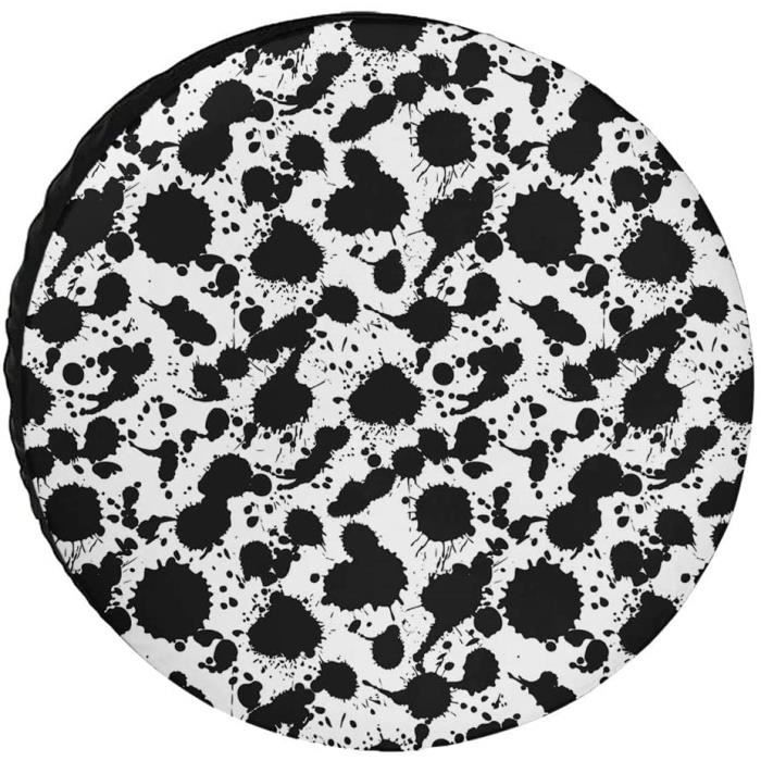 Housse Pneu De Secours Noire - 65x23 Cm - Pour Taille 14-17" - Étanche Et Lavable