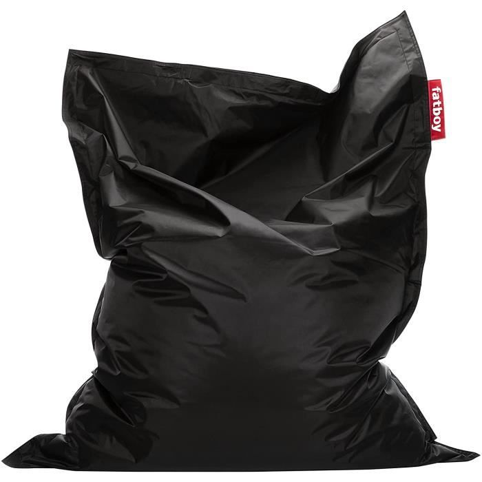 fatboy® the original pouf poire bean bag-coussin-fauteuil-canapé d'intérieur xxl | noir | 180 x 140 cm a98