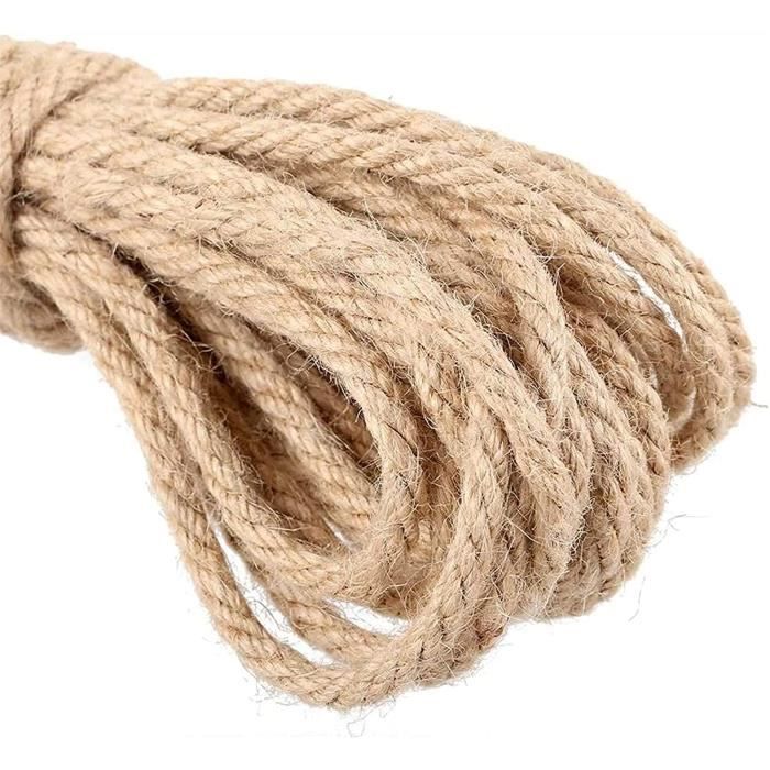 Corde Jute Naturelle 400m - 16 Couleurs Pour DIY Déco Jardin