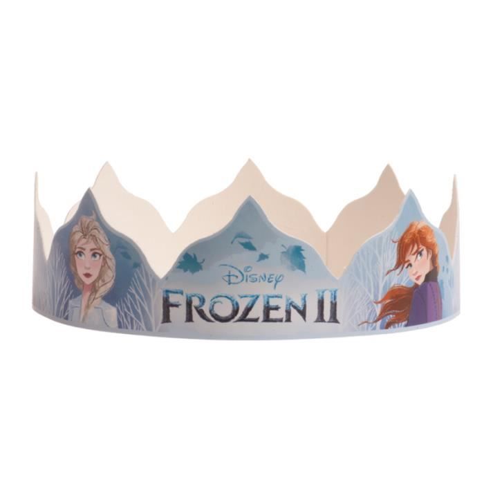 Lot de 4 Couronne de galette des rois Frozen Reine des Neiges 2 - Epiphanie  Feve Fete - Cdiscount Maison