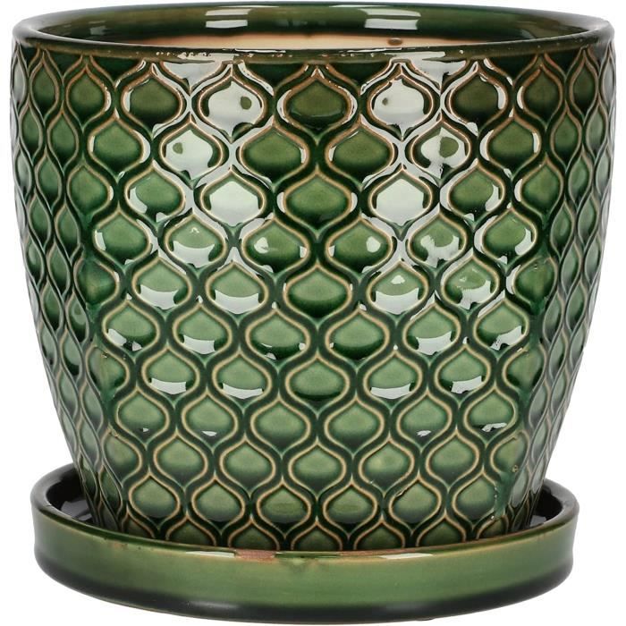 Miniature Maison De Poupée : Pot De Fleurs Tortue En Céramique Avec Cactus - Échelle 1:12, Fait Main UK