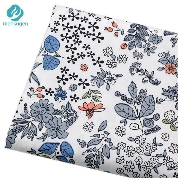 Gris Vert Fleurs 100% Coton Tissu largeur 160 cm à coudre patchwork Art Craft