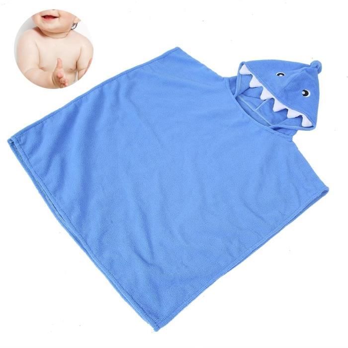 Fydun Serviette De Bain Bebe Peignoir Bebe Serviette A Capuche Epaisse Animaux De Dessin Anime Gant De Toilette En Peluche De Cdiscount Maison