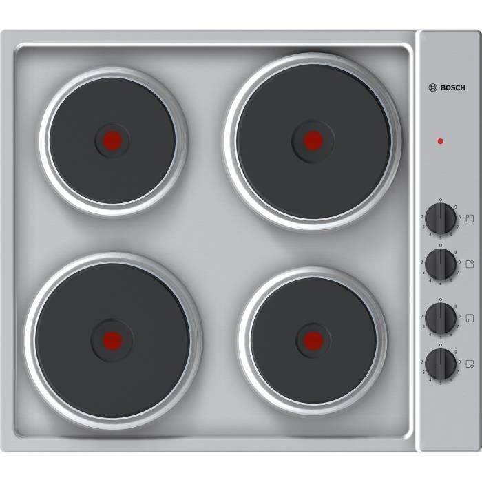 Branchement Plaque De Cuisson Vitroceramique Bosch Bosch Plaque De Cuisson Electrique 60cm 4 Feux 7000w Inox