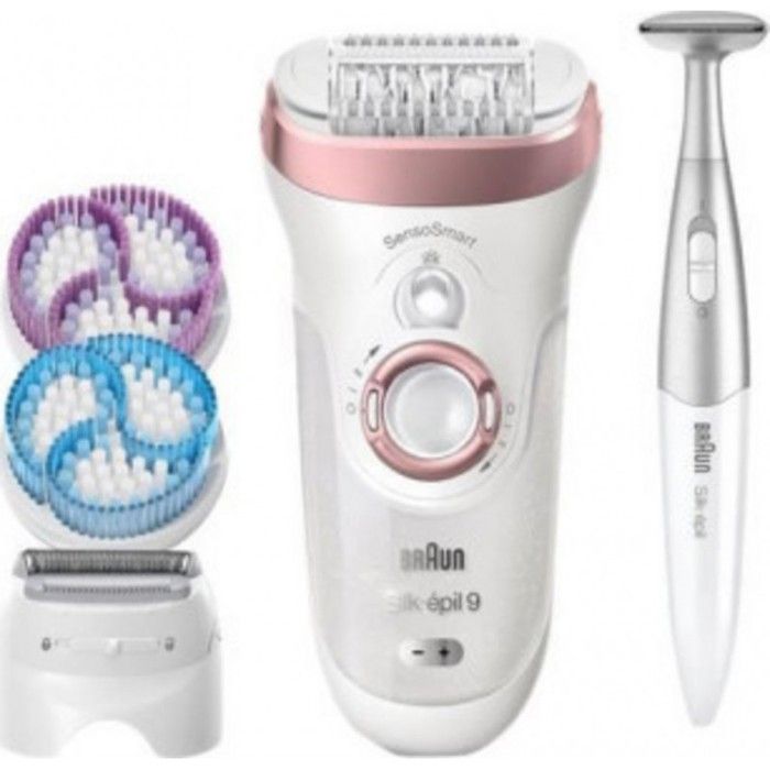 Braun Silk Epil Se9 980 Epilateur Electrique Rechargeable 40 Pincettes Technologie Sensosmart Wet Dry Cdiscount Electromenager