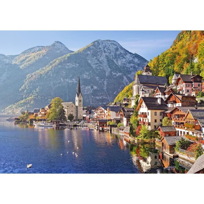 Puzzle Castorland 500 pièces - Hallstatt Autriche - Paysage et nature