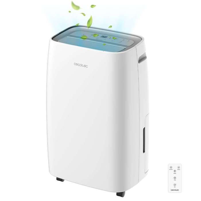 Cecotec Déshumidificateur BigDry 10000 Expert Connected. 580 W Réservoir Amovible 6L Déshumidification 30L/jour Contrôle