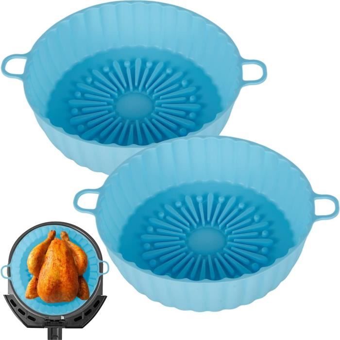 Doublure De Friteuse À Air En Silicone | Marmite Ronde En Silicone Pour