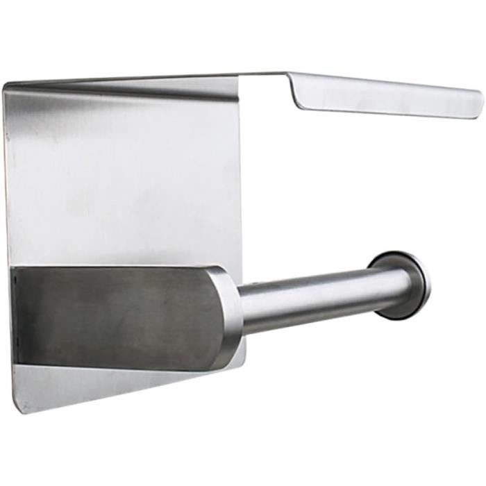 Boîte à Mouchoirs Murale Magnétique En Acier Inoxydable Noir - Distributeur Élégant Et Pratique