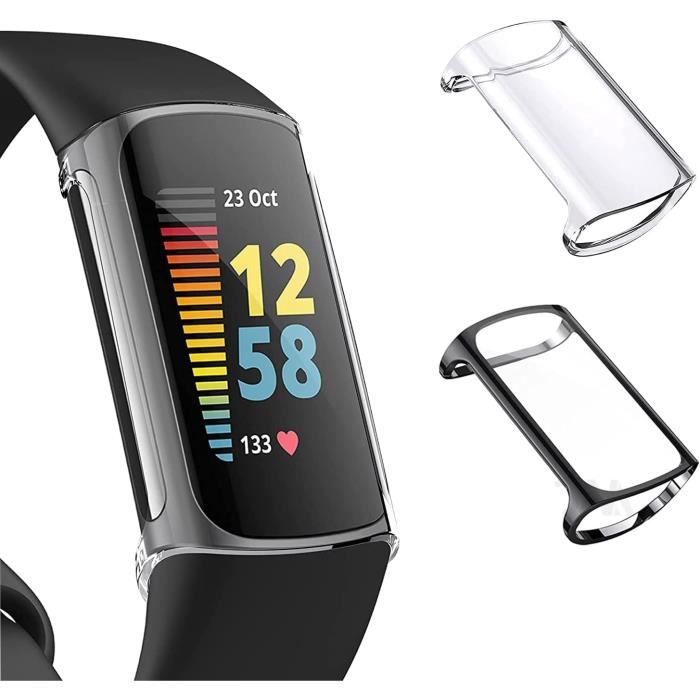 2 Pi ces Protection cran Coque Fitbit Charge 5 Ultra Mince Soft