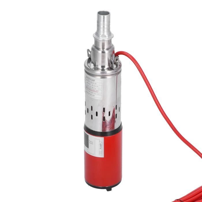 Pompe Solaire Immergée 24V DC 210W - Forage Puits 80m - Contrôleur MPPT Inclus