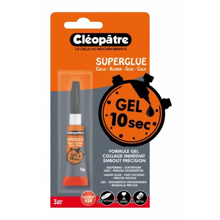 COLLE SUPER GLUE GEL - 3G - CLÉOPÂTRE