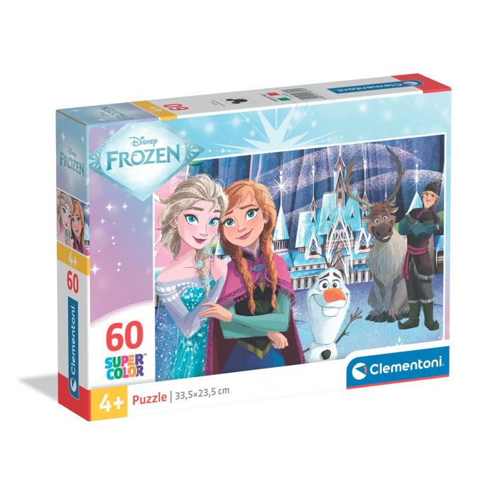 Puzzle 60 pièces : La Reine des Neiges Clementoni Puzzles