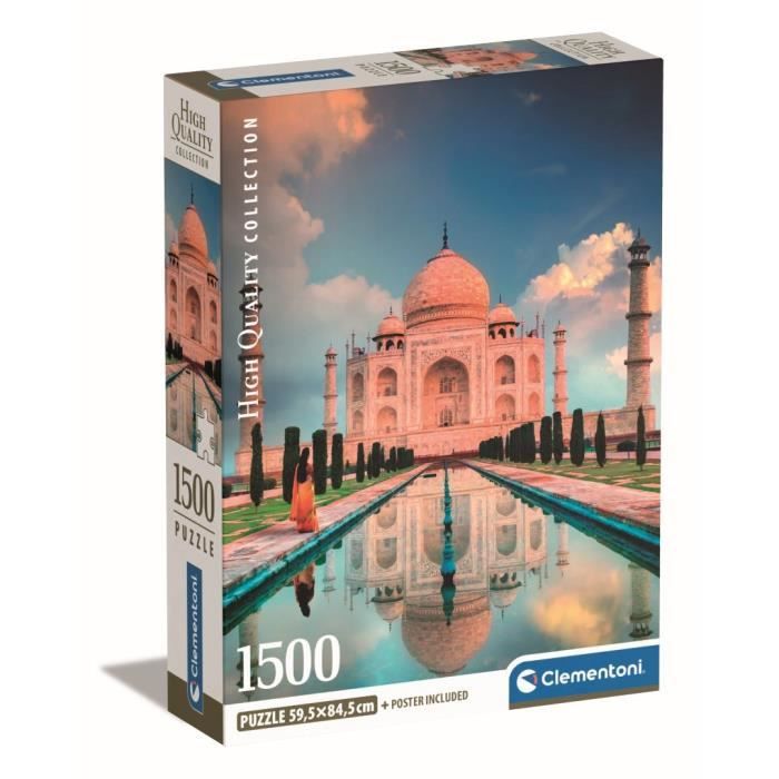 Puzzle 1500 pièces : Taj Mahal Clementoni Puzzles - vue 3