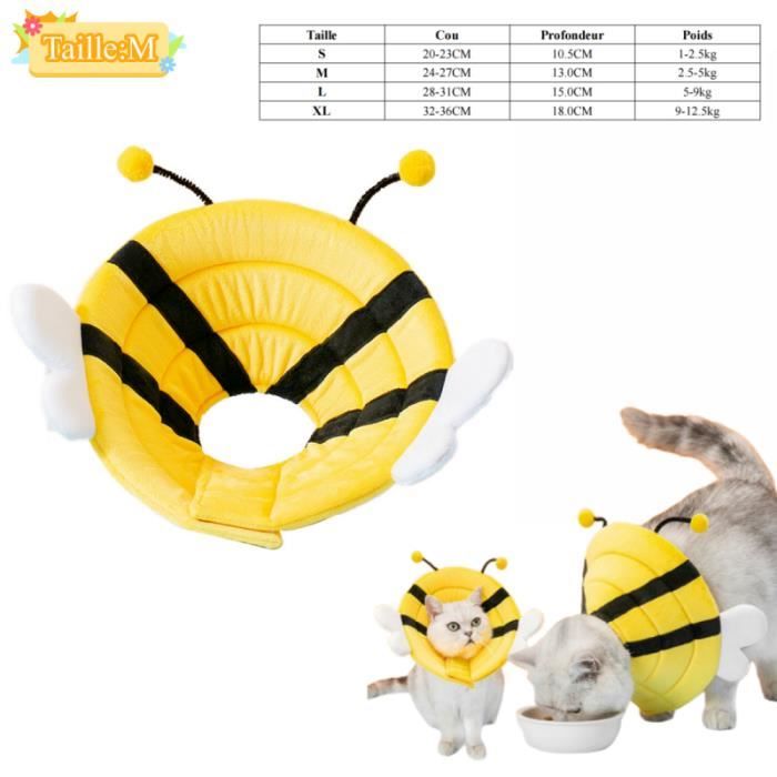 Comparer les prix de Collier protection chien chat Collerette pour Chat Anti Lechage Rréglable Anti Grattage-Taille:M