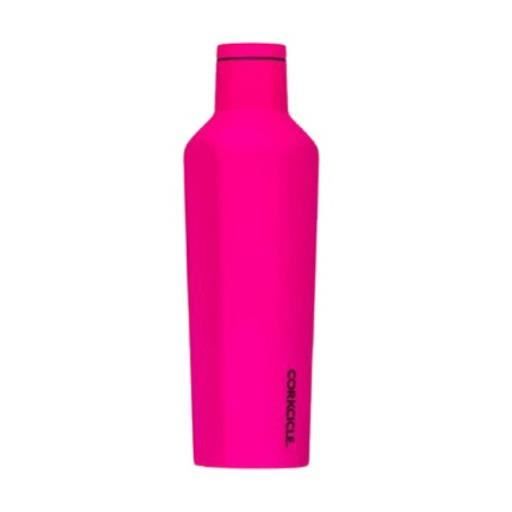 Corkcicle gourde Neon Lights Canteen 270 ml acier inoxydable rose fluo