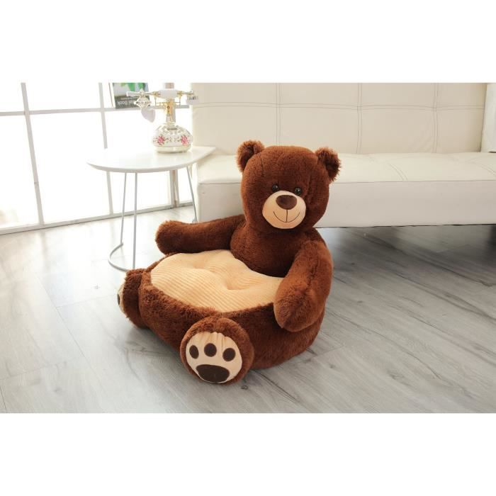 Fauteuil Enfant Peluche Ours En Peluche/panda/licorne - Siège Canapé Doux Et Confortable - Structure Robuste