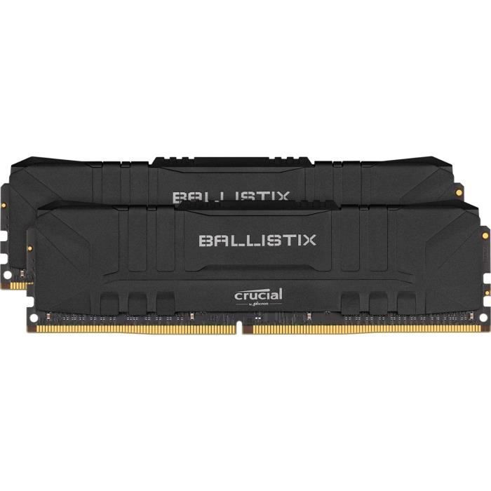 BALLISTIX - Mémoire PC RAM - 16Go (2x8Go) - 3600MHz - DDR4 - CAS 16  (BL2K8G36C16U4B) - Cdiscount Informatique