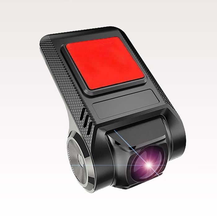 Dioche Dashcam de voiture Dashcam USB 1080P pour voiture, enregistreur vidéo de conduite moto radar Enregistrement unique 1080P