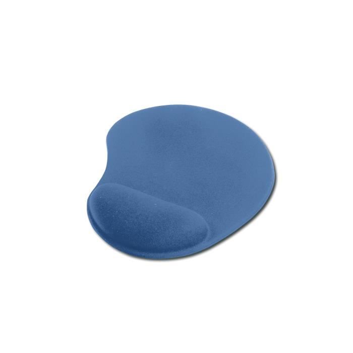 Tapis de souris avec repose-poignet Gel Bleu