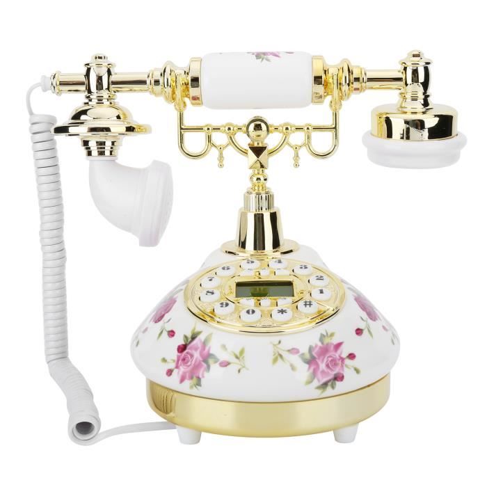 Câble Téléphonique RJ11 6p4c 20m - Rallonge Ligne Fixe Blanche - Pour Téléphone, Fax, Modem
