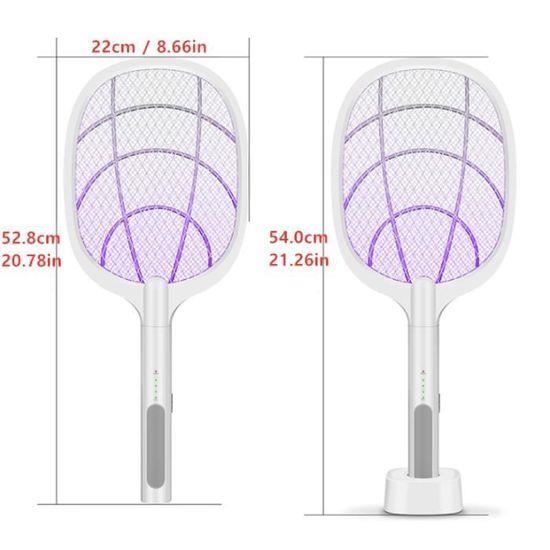 STHOYN Lot De 3 Tapettes à Mouches Manuelles – Plastique Souple Résistant, Long Manche, Flexible, Anti-Moustiques Efficace – Couleur Blanc