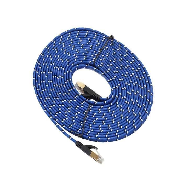 BD11012-Cat7 Ethernet Câble Réseau Blindé Plaqué Networking Câblage ...