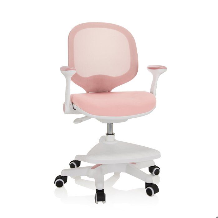chaise pour enfants - hjh OFFICE - KID ERGO - Rose - Tissu / Tissu maille chaise pour enfants - hjh OFFICE - KID ERGO - Rose - Tissu / Tissu maille