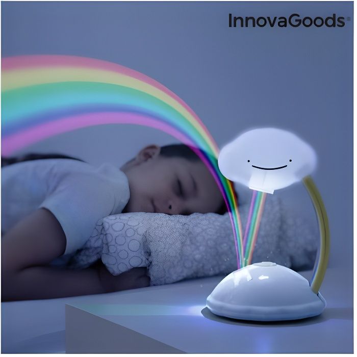 Projecteur Led Nuage Arc En Ciel Libow Innovagoods Innovagoods Cdiscount Puericulture Eveil Bebe