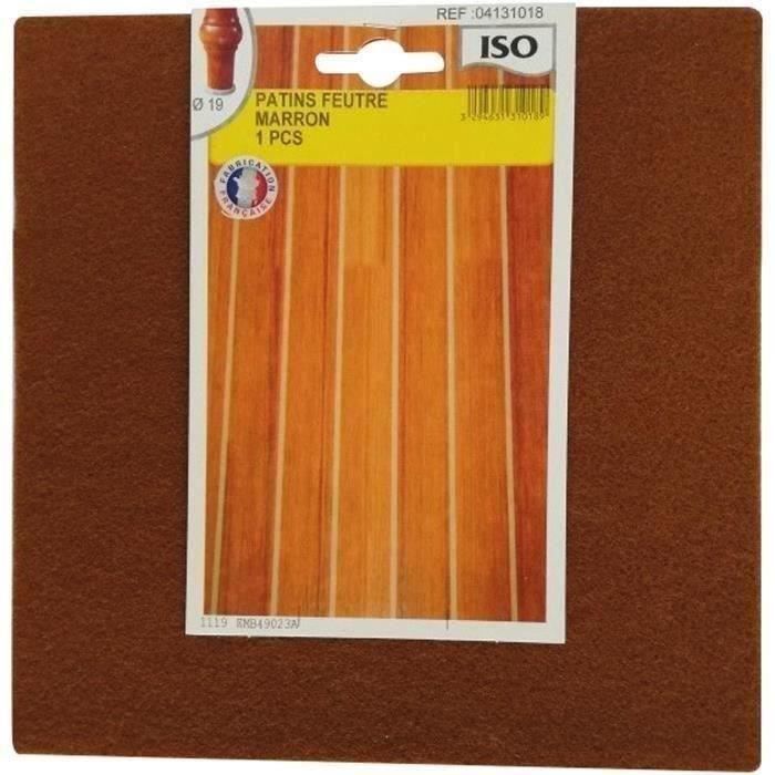 Patin feutre adhésif - 190x190 mm