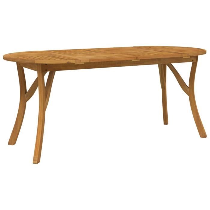 FASHTROOM Table de jardin 200x90x75 cm Bois dacacia solide 111607