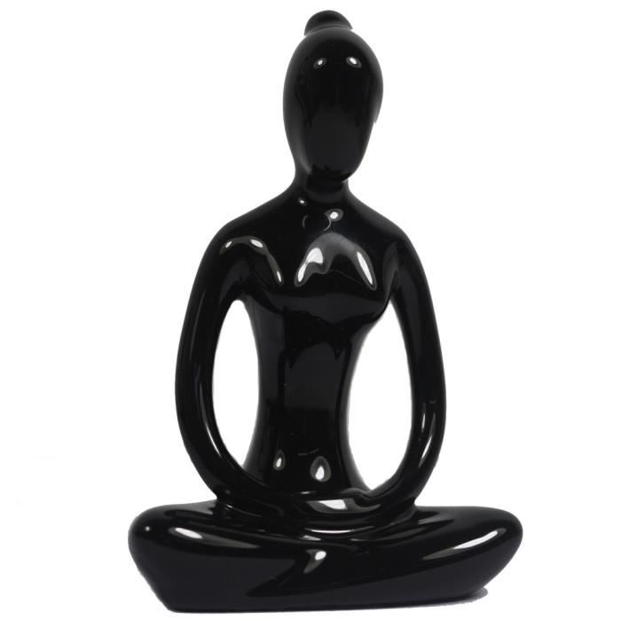 4 Statues De Yoga En Céramique Abstraites - Décorations De Bureau élégantes, Pour Maison Et Bureau