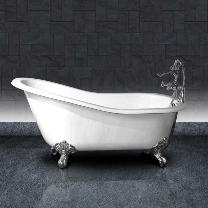 Baignoire En Fonte Petite Achat Vente Porte De Baignoire Baignoire En Fonte Petite Cdiscount