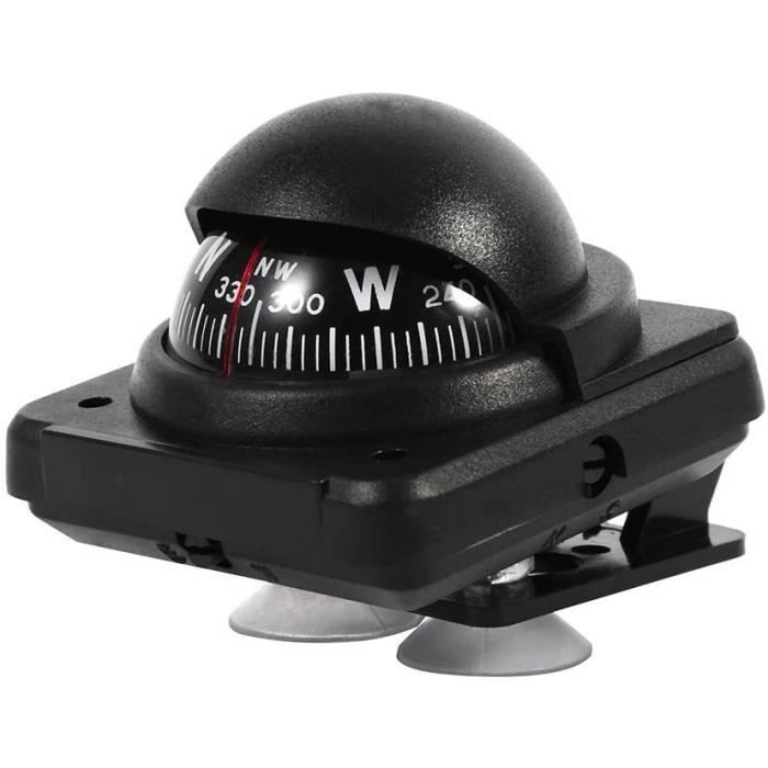 Boussole Électronique Nikou LED - Haute Précision Navigation Marine Bateau Voiture - Support Réglable