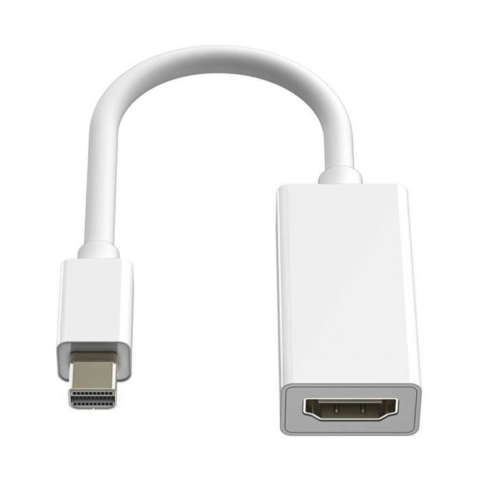 Adaptateur HDMI Vers DisplayPort 4K @ 60 Hz TECHTOBOX [tressé, Haute Vitesse] HDMI Mâle Vers DP Femelle Câble Convertisseur Compatible Avec PC Carte Graphique Ordinateur Portable Mac Mini NS PS5/4