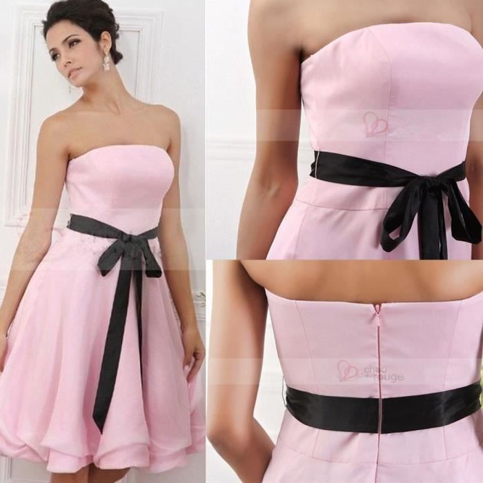 robe bustier ceremonie femme