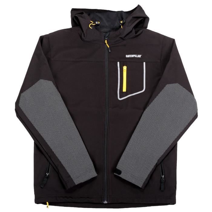 Veste softshell a capuche Caterpillar Capstone pour homme Bleu marine Sports d hiver Cdiscount Sport