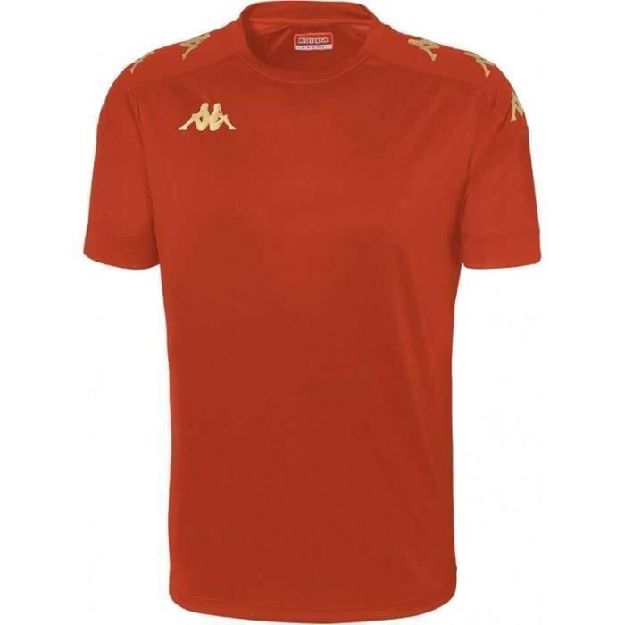 Maillot Rugby L'Isle Jourdain Kappa Intermarché vintage porté