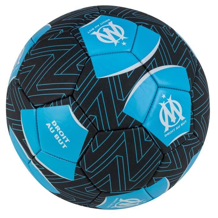 OLYMPIQUE DE MARSEILLE Football kit Enfant Om - Ballon Sac Pompe Brassard -  Collection Officielle Noir Taille 5