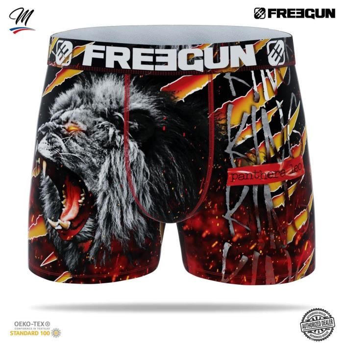 Boxer Homme Microfibre Animaux FGPA46 1 BM LION 01 Cdiscount Pret a Porter