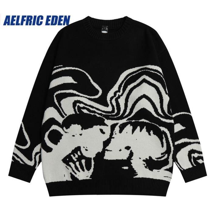 Pull d'hiver des années 80 - France
