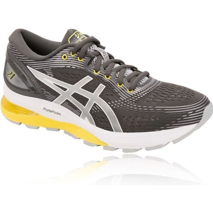 Asics gel nimbus top 10 femme gris