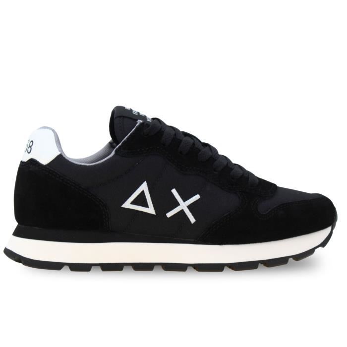 SUN68 Chaussures pour Homme - SUN68 - Tom Solid - Noir - Lacets - Plat