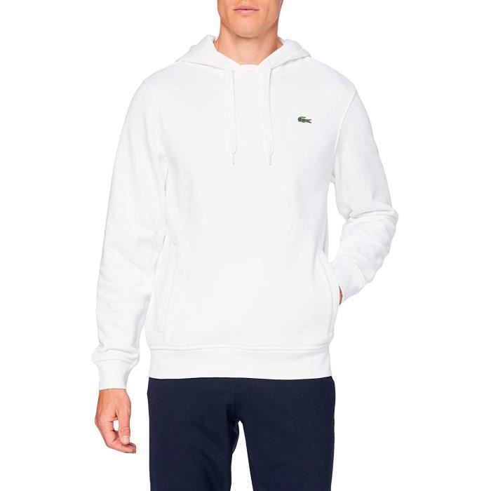 Sweat lacoste top blanc