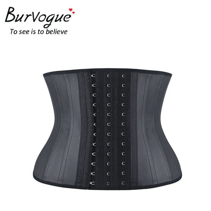 Corset Femme Fine Taille Avec Baleines En Acier - Effet Sablier Immédiat - Coton Confortable - 13